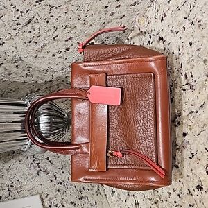 Coach leather pocket book 9x7.5x4.5 inches